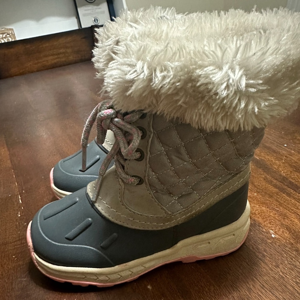 Toddler Girl Snow Boots Lace up